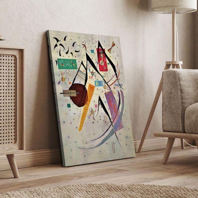 Canvas print Black points, Kandinsky W.