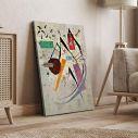 Πίνακας ζωγραφικής Black points, Kandinsky W., καμβάς 5