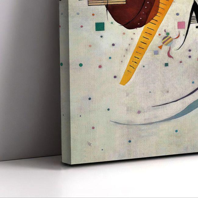 Canvas print Black points, Kandinsky W.