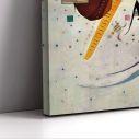 Πίνακας ζωγραφικής Black points, Kandinsky W., καμβάς 6