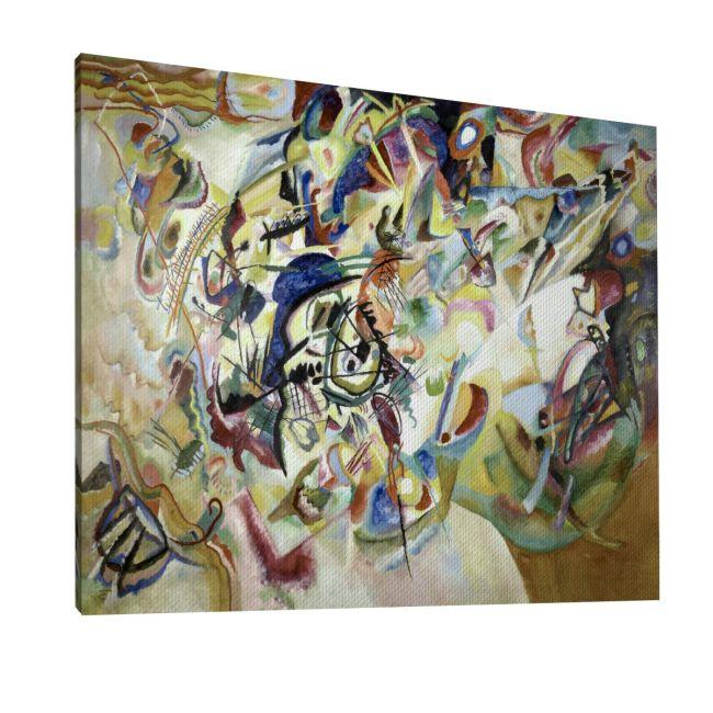 Πίνακας ζωγραφικής Composition VII lighter, Kandinsky W., καμβάς 6
