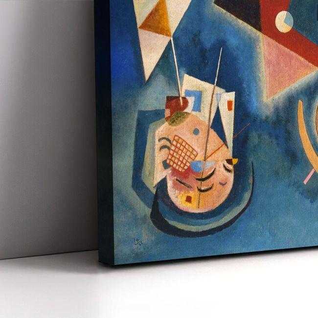 Πίνακας σε καμβά In the blue, W. Kandinsky, τρίπτυχος, καμβάς 7