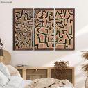Canvas print Intention, Paul Klee,3 panels