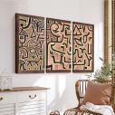 Canvas print Intention, Paul Klee,3 panels