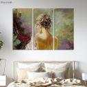 Canvas print Portrait of a girl,3 panels