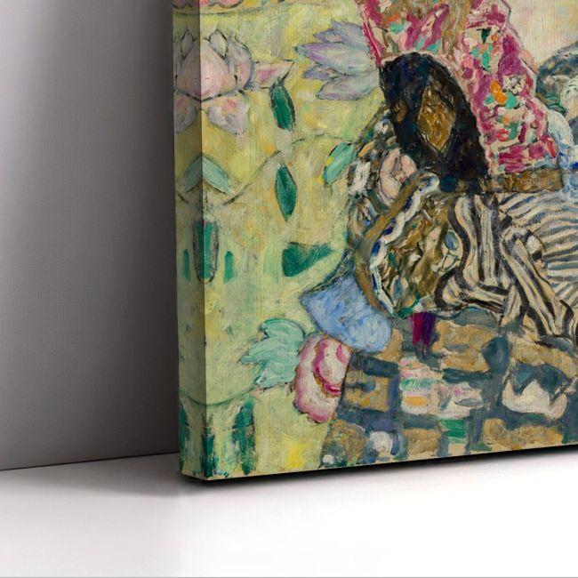 Πίνακας ζωγραφικής Lady with a fan, Klimt G., καμβάς 7