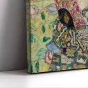 Πίνακας ζωγραφικής Lady with a fan, Klimt G., καμβάς 7