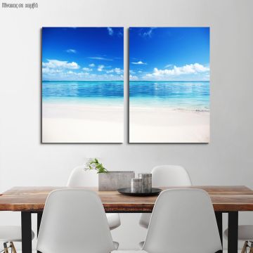 Canvas print To the sea, two panels