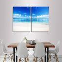 Canvas print To the sea, two panels