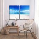 Canvas print To the sea, two panels