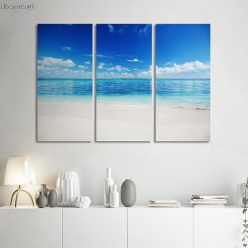Canvas print To the sea,3 panels