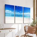 Canvas print To the sea,3 panels