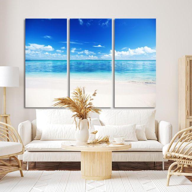 Canvas print To the sea,3 panels