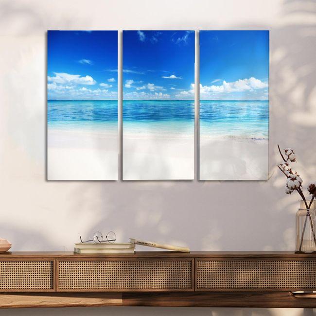 Canvas print To the sea,3 panels