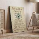 Canvas print Life is like a camera