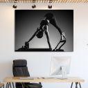 Πίνακας σε καμβά Pilates training, καμβάς 1
