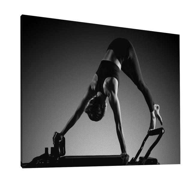 Πίνακας σε καμβά Pilates training, καμβάς 6