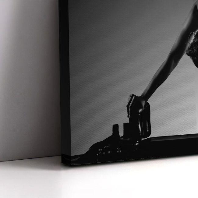 Πίνακας σε καμβά Pilates training, καμβάς 7