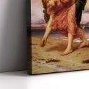 Canvas print Greek girls picking up pebbles, Leighton Frederic