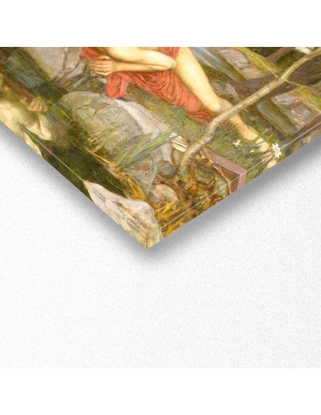 Canvas print Echo and Narcissus, Waterhouse J.W, panoramic