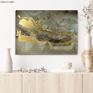 Πίνακας σε καμβά Gold marble texture, καμβάς 1