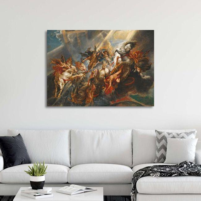 Canvas print The fall of Phaeton, Rubens P. P.