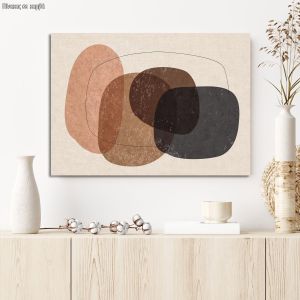 Canvas print, Oval shapes and texture