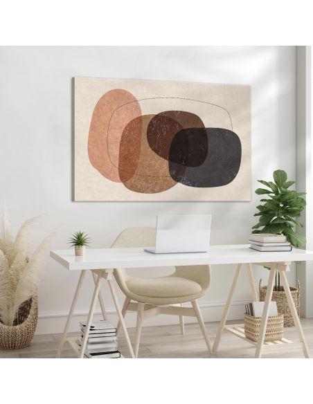 Canvas print, Oval shapes and texture