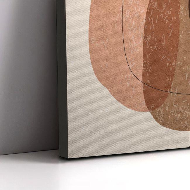 Canvas print, Oval shapes and texture