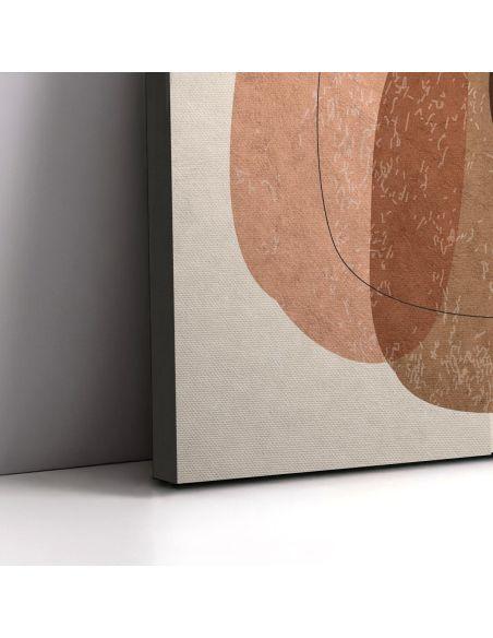 Πίνακας σε καμβά Oval shapes and texture, καμβάς 7