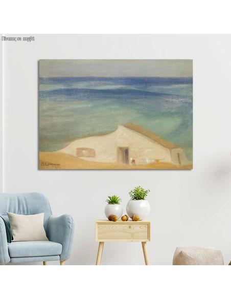 Canvas print House by the sea, Oikonomou M.