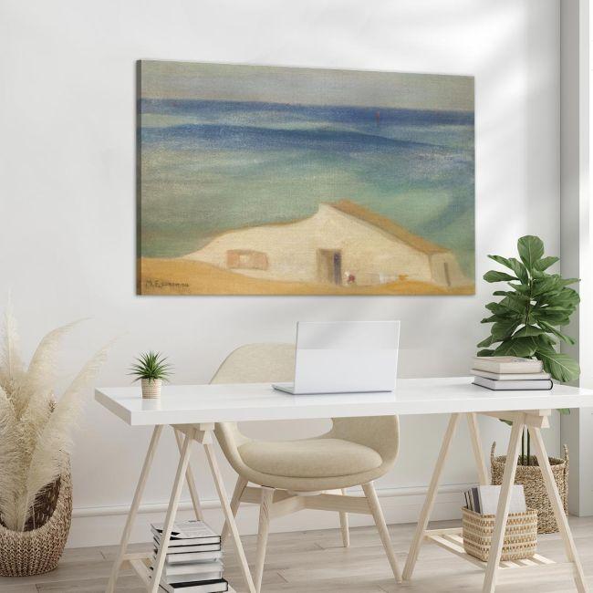 Canvas print House by the sea, Oikonomou M.