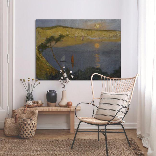 Canvas print Along the coast, Oikonomou M.