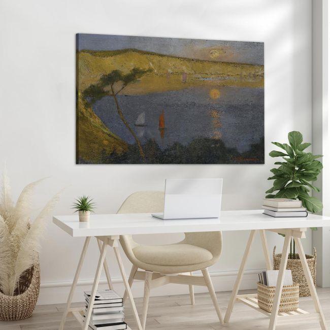 Canvas print Along the coast, Oikonomou M.