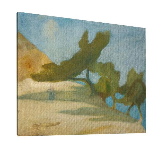 Canvas print Trees in Greek landscape, Oikonomou