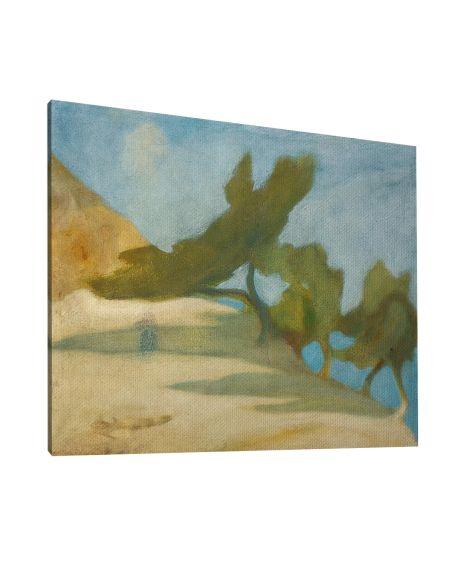 Πίνακας ζωγραφικής Δέντρα σε Eλληνικό τοπίο, Οικονόμου, καμβάς 6