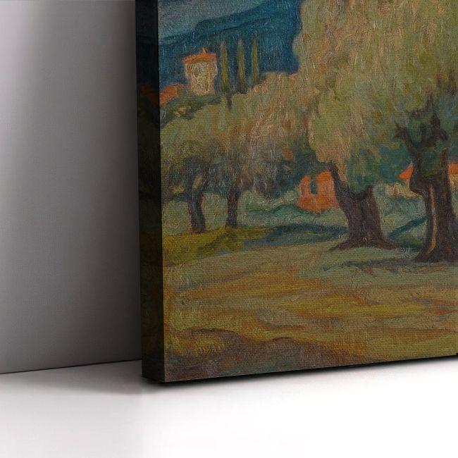 Canvas print Olive trees, Mytilini, Maleas