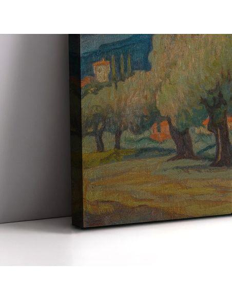 Canvas print Olive trees, Mytilini, Maleas