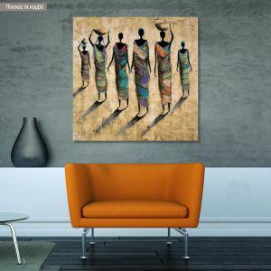 Canvas print Morning chores