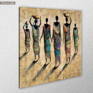 Canvas print Morning chores 2