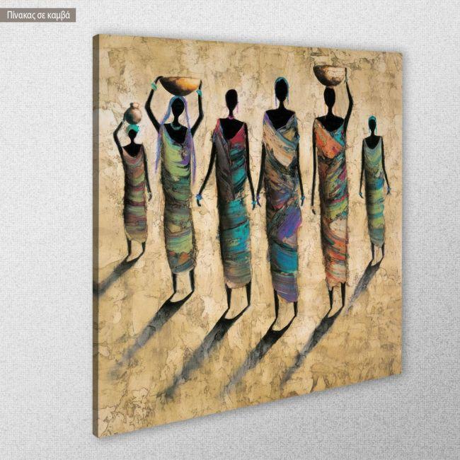 Canvas print Morning chores