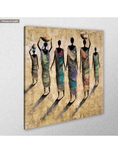 Canvas print Morning chores