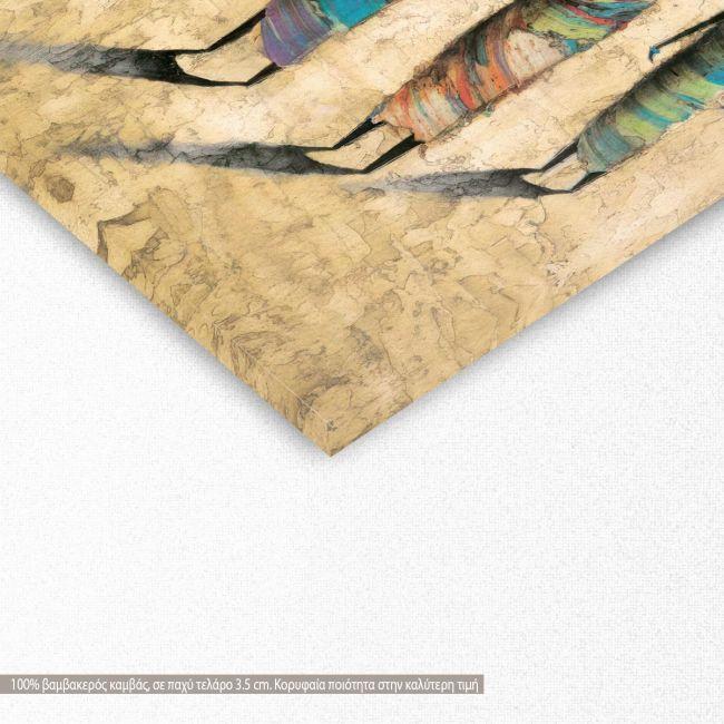 Canvas print Morning chores