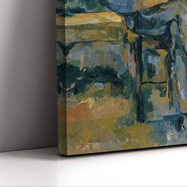 Canvas print Portrait of a peasant, Cezanne Paul