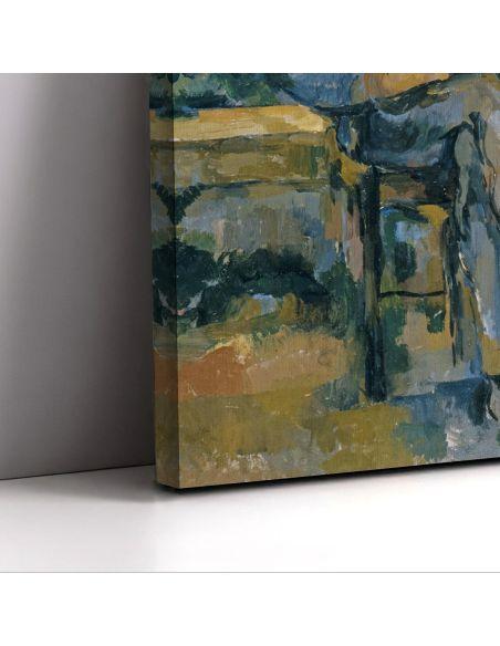 Canvas print Portrait of a peasant, Cezanne Paul