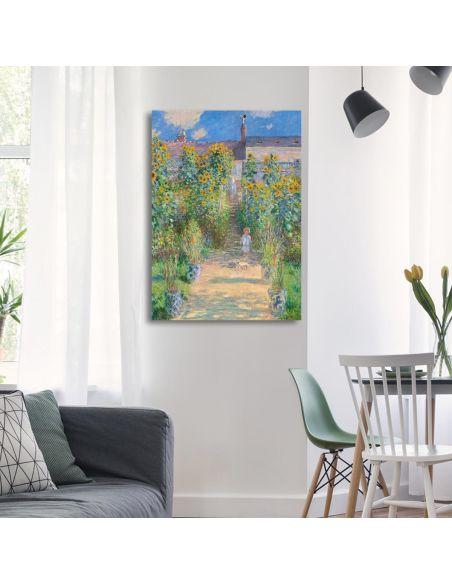 Canvas print Garden at Vetheuil, Monet C.