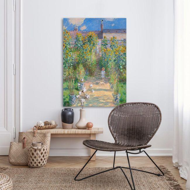Canvas print Garden at Vetheuil, Monet C.