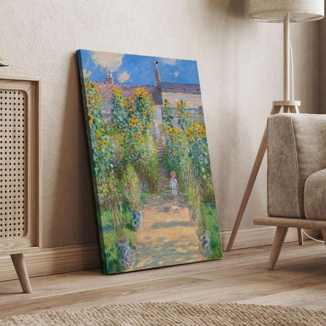 Canvas print Garden at Vetheuil, Monet C.