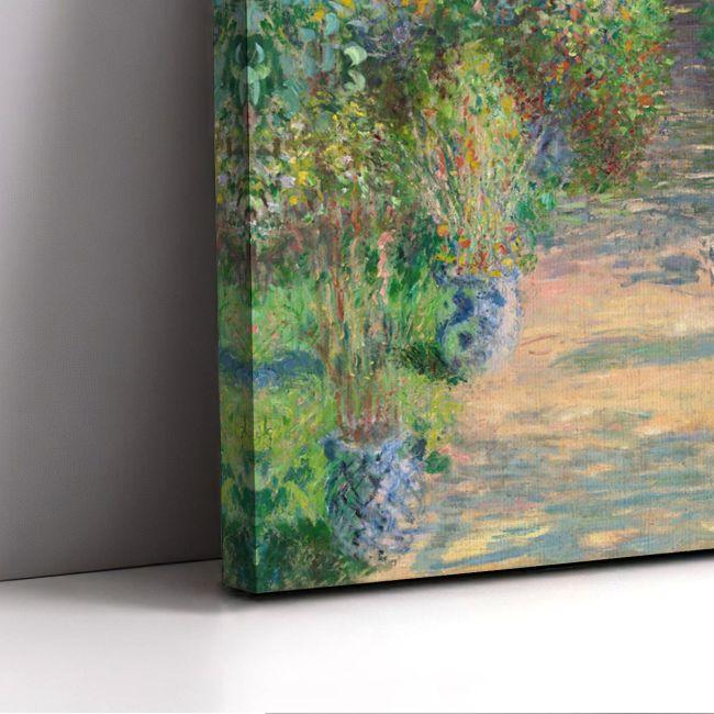 Canvas print Garden at Vetheuil, Monet C.