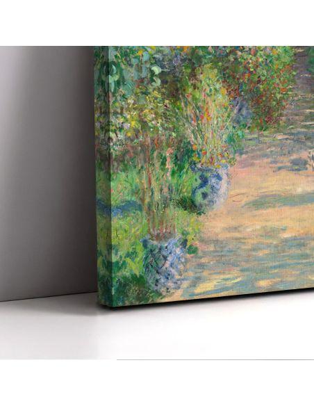 Canvas print Garden at Vetheuil, Monet C.